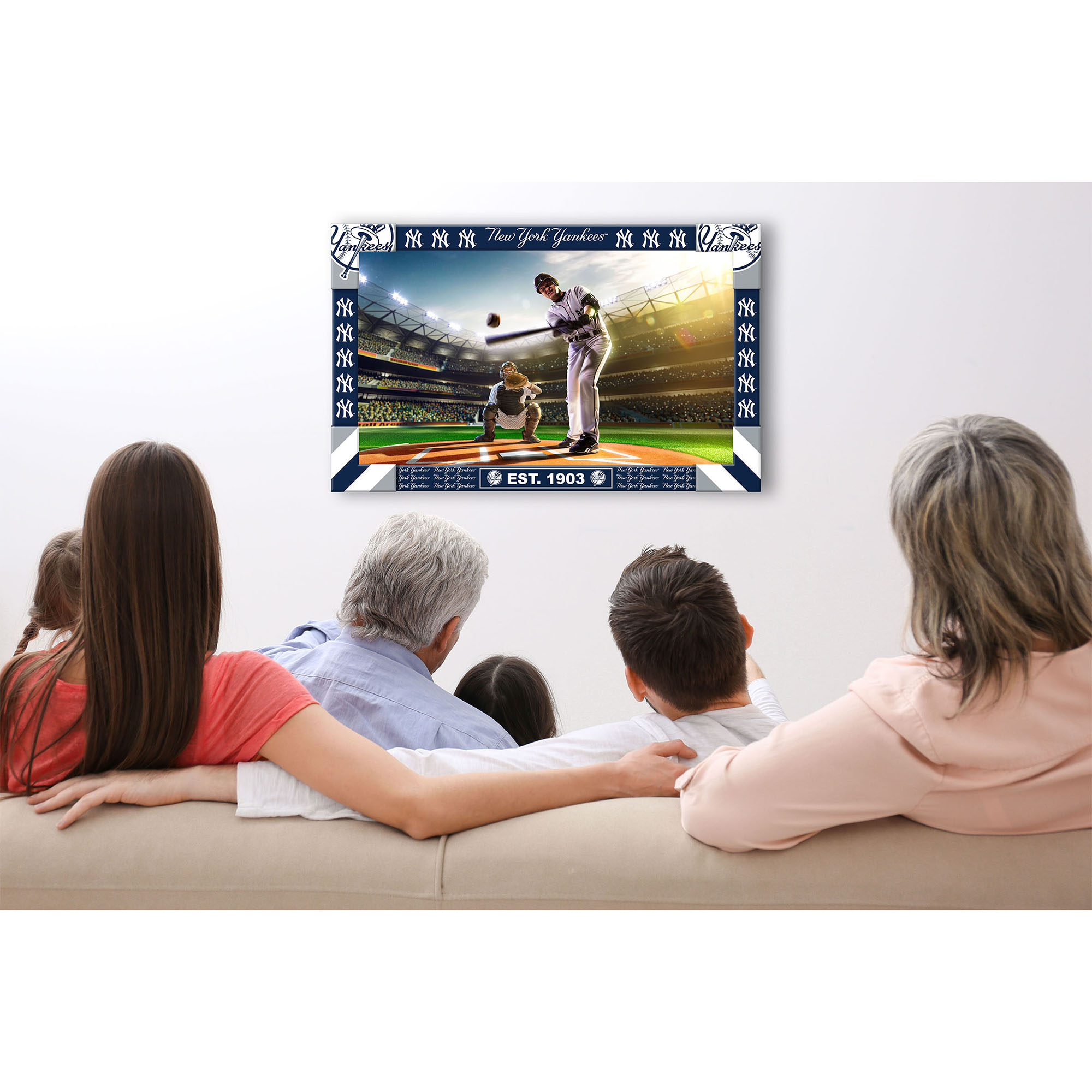 Imperial New York Yankees Big Game TV Frame - Image 3
