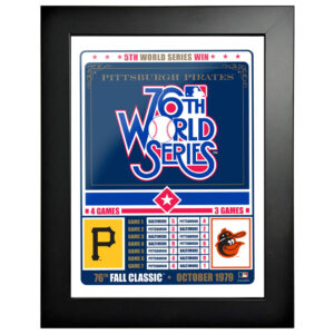 Pittsburgh Pirates 1979 World Series Champions 12'' x 16'' Fall Classic Framed Photo