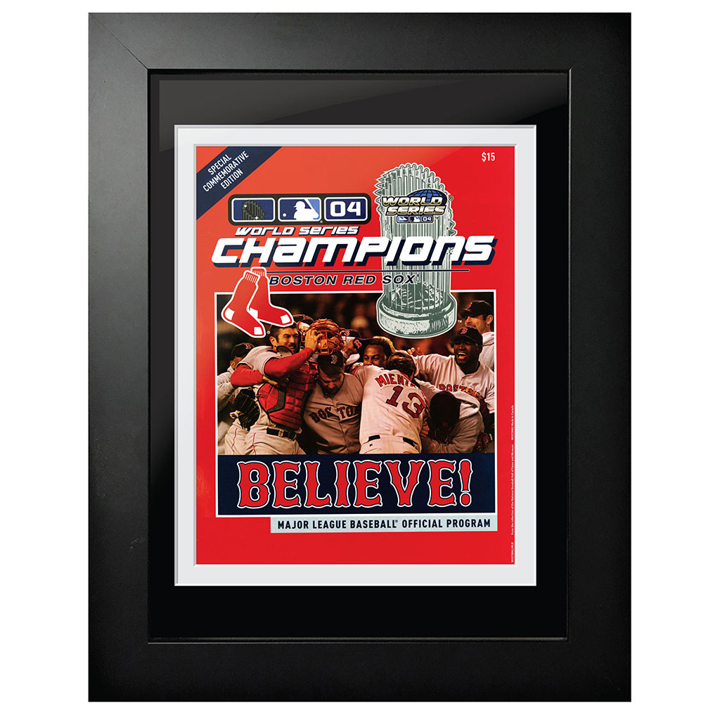 Boston Red Sox 2004 World Series Champions 18'' x 14'' Framed Program
