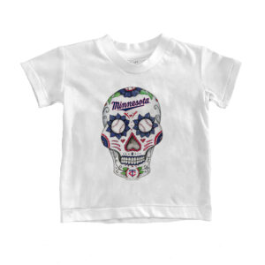 Youth Tiny Turnip White Minnesota Twins Sugar Skull T-Shirt