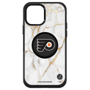 OtterBox Black Philadelphia Flyers Otter+Pop PopSocket Symmetry Marble Design iPhone Case