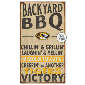 Missouri Tigers 11'' x 20'' Indoor/Outdoor BBQ Sign