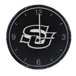 Gray Southern University Jaguars 12'' Slate Clock