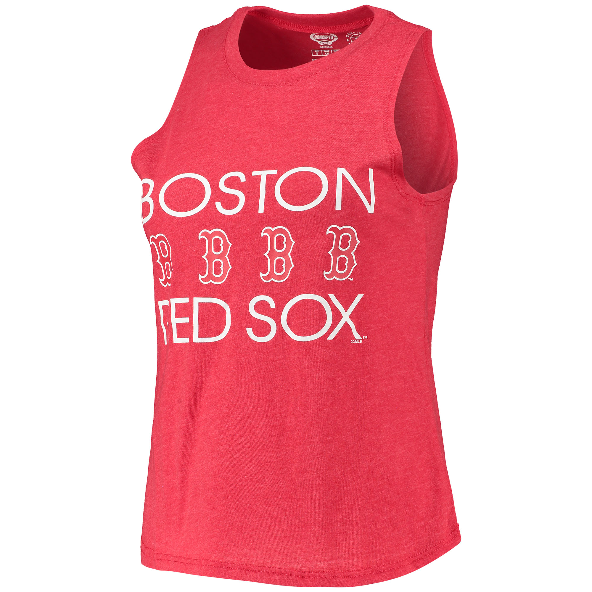 Women's Concepts Sport Navy/Red Boston Red Sox Meter Muscle Tank Top & Pants Sleep Set - Image 3