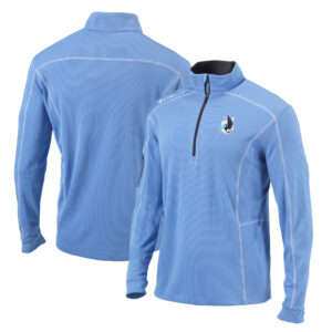 Men's Columbia Light Blue Minnesota United FC Shotgun Quarter-Zip Pullover Jacket