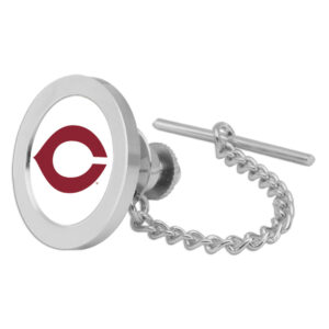 Silver UChicago Maroons Tie Tack Lapel Pin