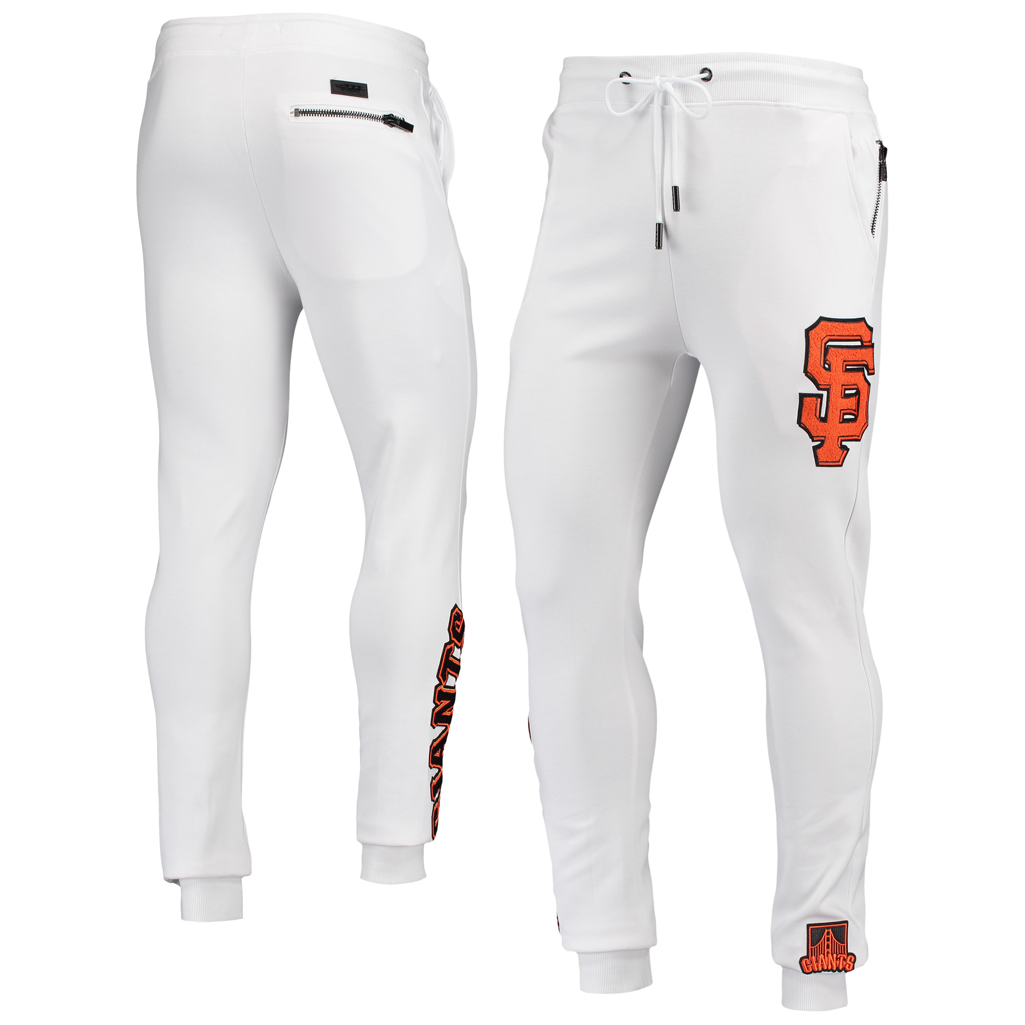 Men's Pro Standard White San Francisco Giants Team Logo Jogger Pants