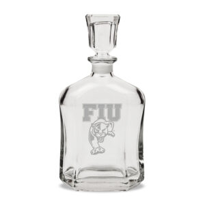 FIU Panthers 23.75oz. Crystal Whisky Decanter
