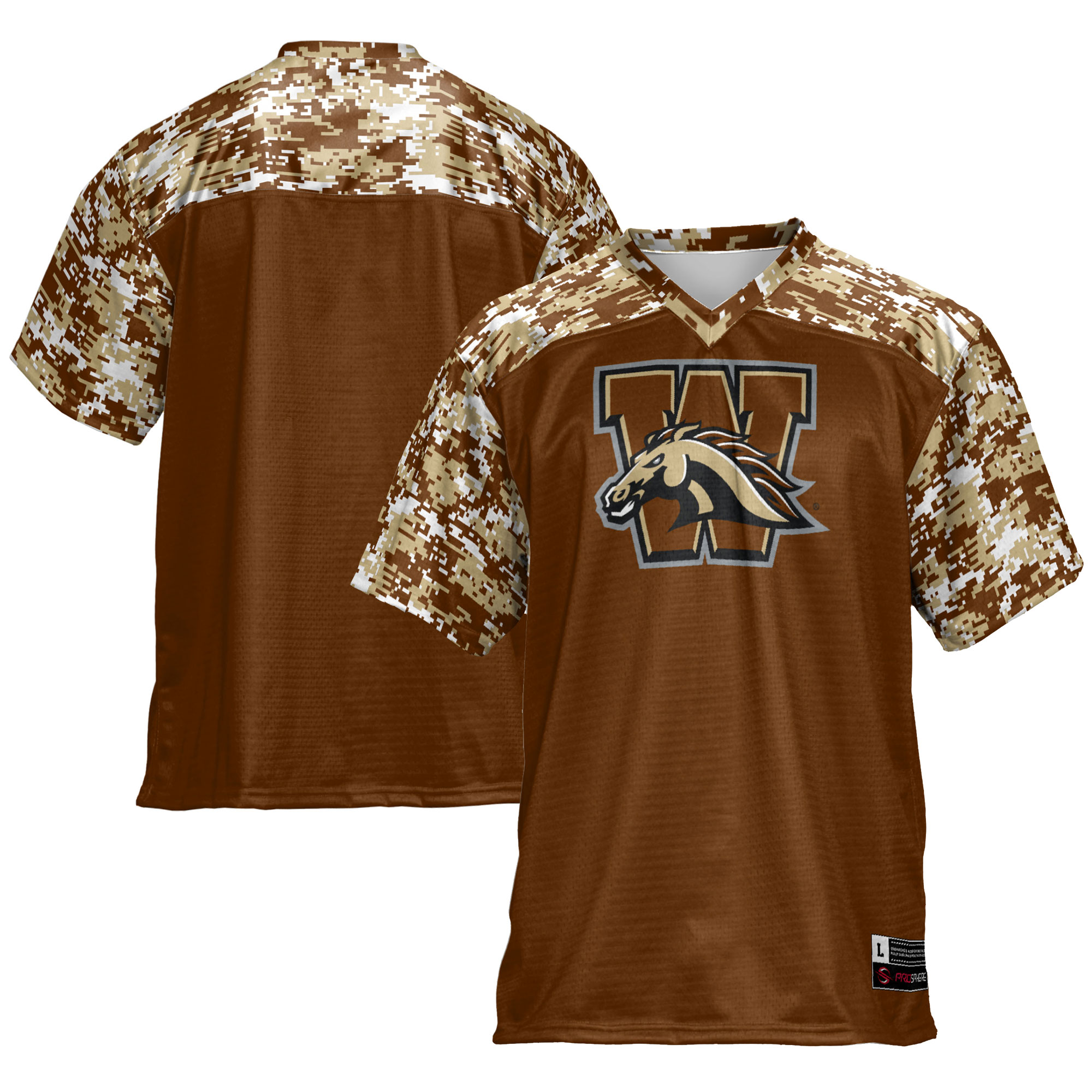 Men's GameDay Greats Brown Western Michigan Broncos Football Jersey
