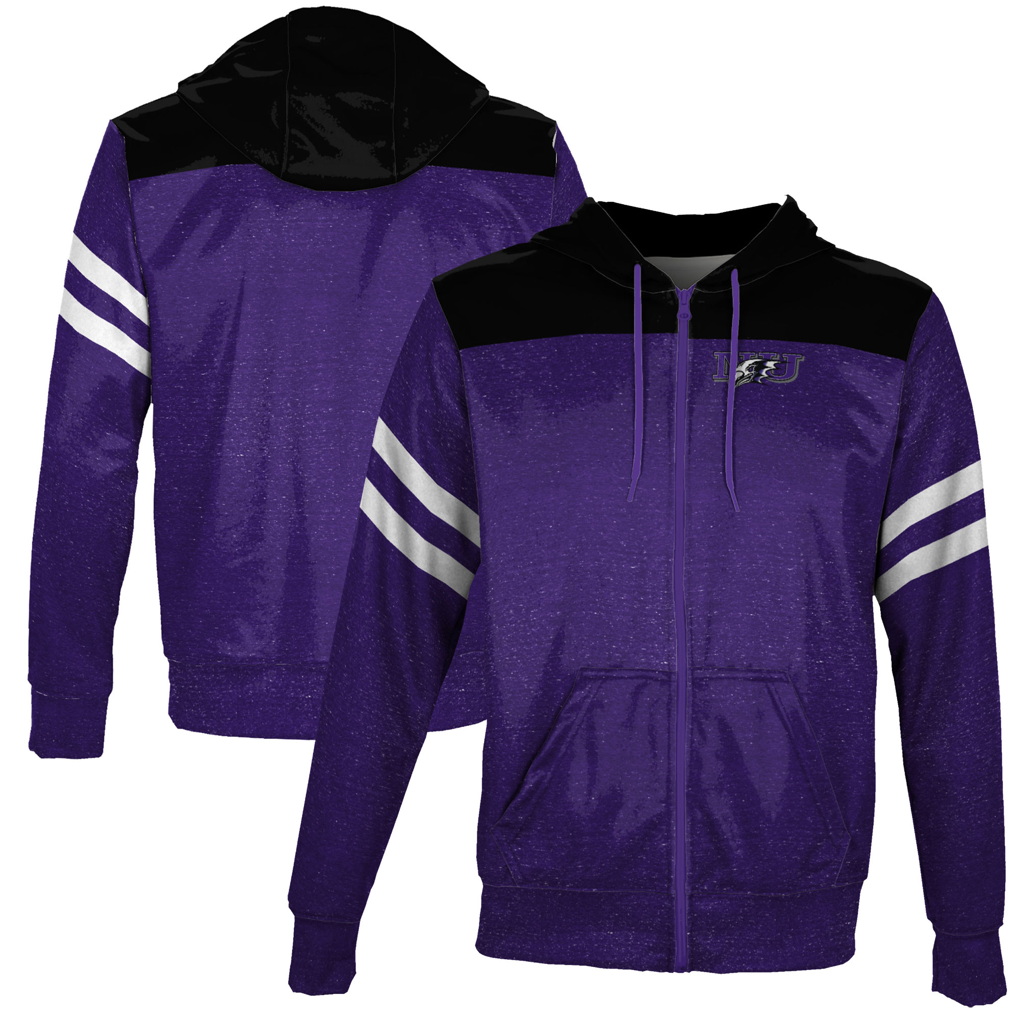 Men's Purple Niagara University Purple Eagles Full-Zip Hoodie
