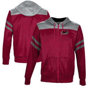 Men's Crimson Saint Joseph's Hawks Full-Zip Hoodie