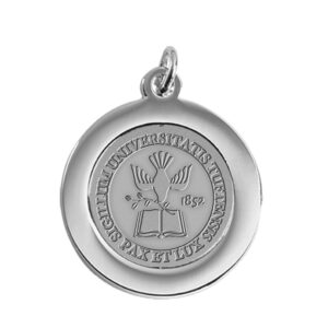 Silver Tufts University Jumbos Pendant