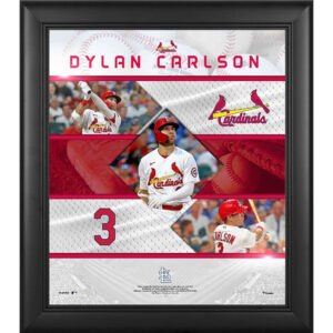 Dylan Carlson St. Louis Cardinals Framed 15" x 17" Stitched Stars Collage