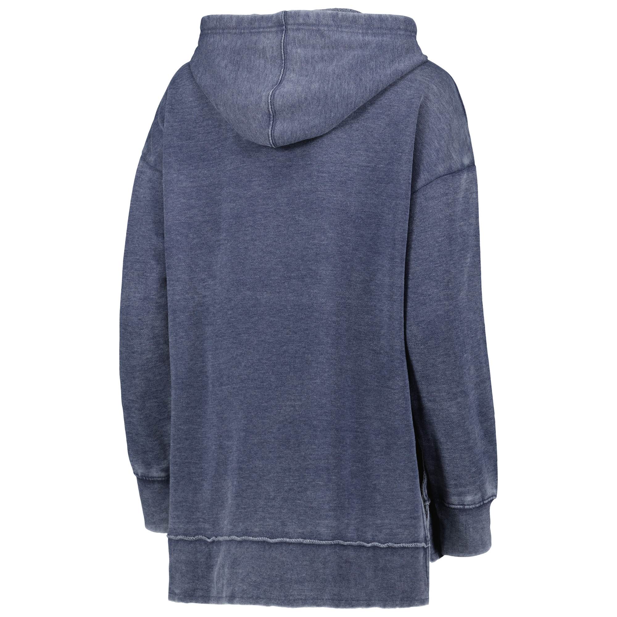 Women's Pressbox Navy West Virginia Mountaineers Vintage Winnie Pullover Hoodie - Image 7