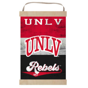 UNLV Rebels Retro Logo Banner Sign
