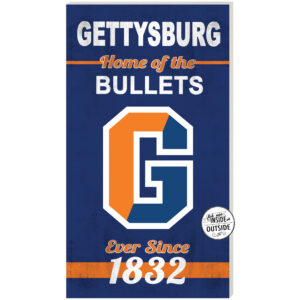 Blue Gettysburg Bullets 11'' x 20'' Home Of The Sign