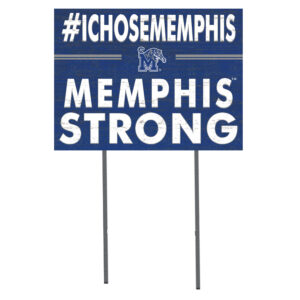 Memphis Tigers 18'' x 24'' I Chose Lawn Sign