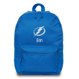 Blue Tampa Bay Lightning Personalized Backpack