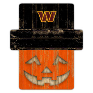 Washington Commanders 12" x 12" Jack-O-Lantern Display
