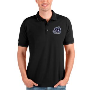 Men's Antigua Black Old Dominion Monarchs Affluent Polo
