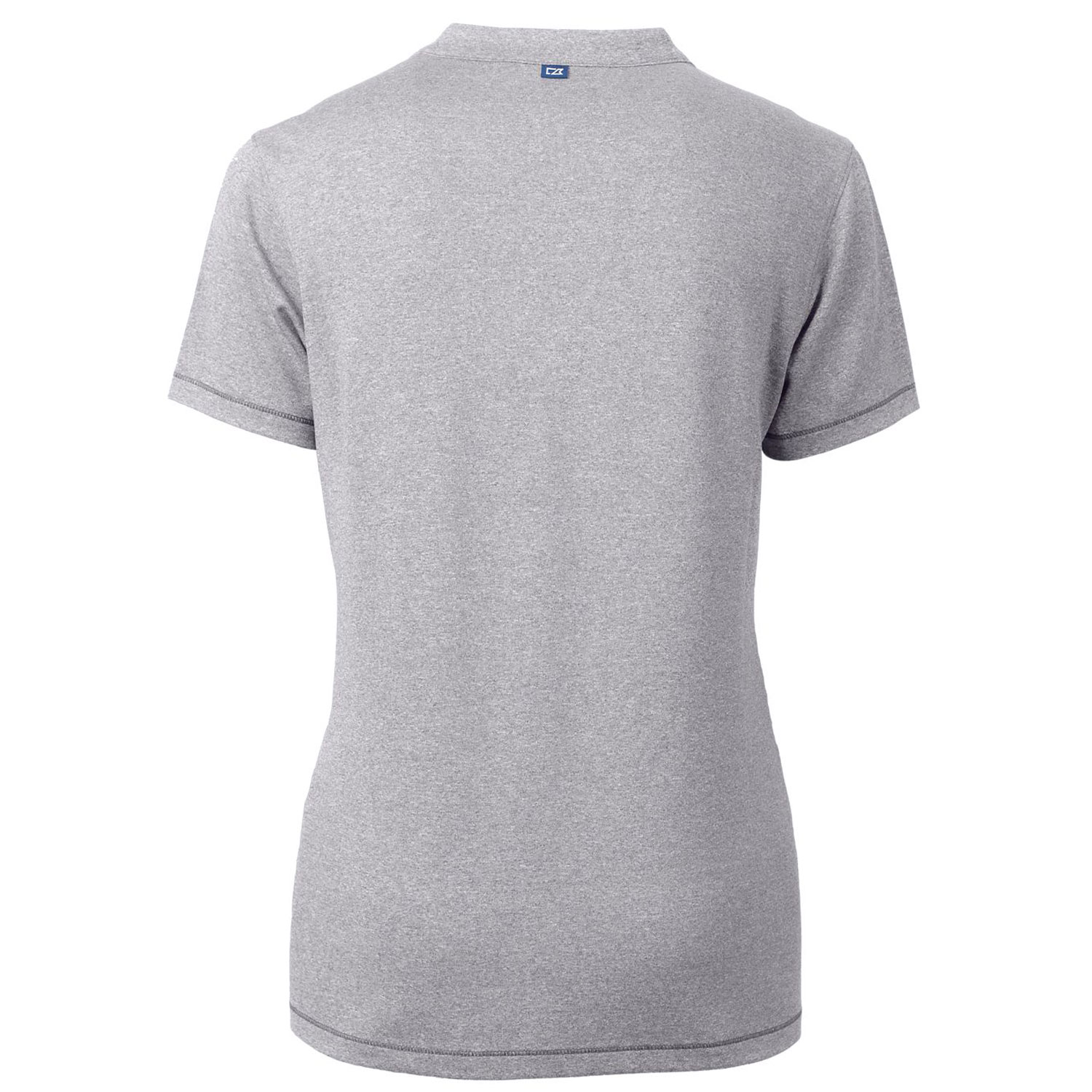 Women's Heathered Gray Houston Cougars Americana V-Neck T-Shirt - Image 7