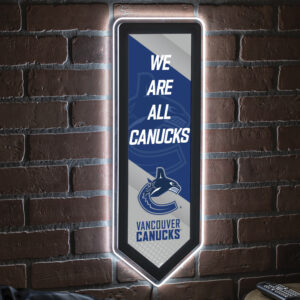 Vancouver Canucks LED Wall Pennant