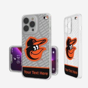 Baltimore Orioles Endzone Design iPhone Clear Case