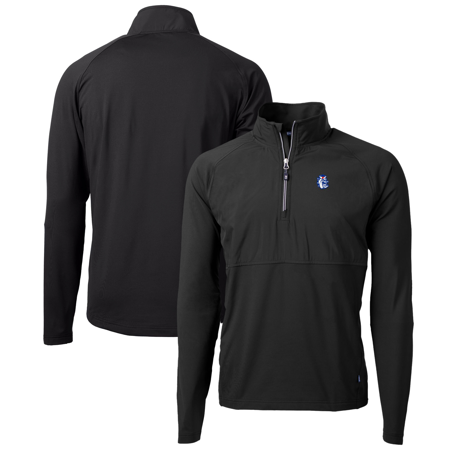 Women's Charcoal Western Oregon Wolves Fleece Moto Jacket - Image 2