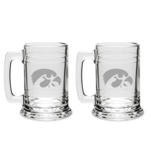 Iowa Hawkeyes 15oz. 2-Piece Colonial Tankard Set