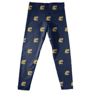 Infant Navy Tennessee Chattanooga Mocs All Over Print Leggings