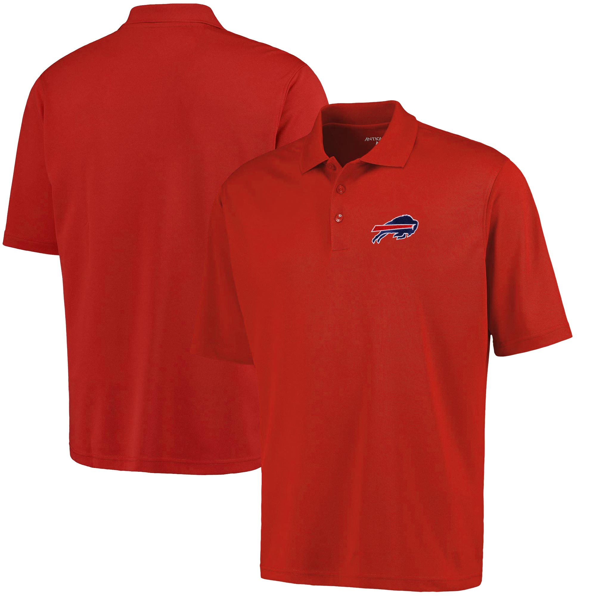 Antigua Buffalo Bills Pique Xtra-Lite Polo - Red - Image 7