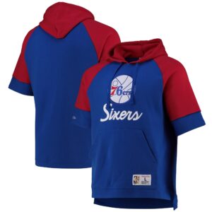 Philadelphia 76ers Mitchell & Ness SS Fleece Hoodie - Mens