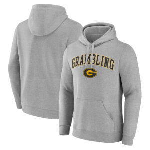 Men's Gray Grambling Tigers Campus Pullover Hoodie