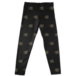 Toddler Girls Vive La Fete  Black Emporia State Hornets All Over Print Leggings