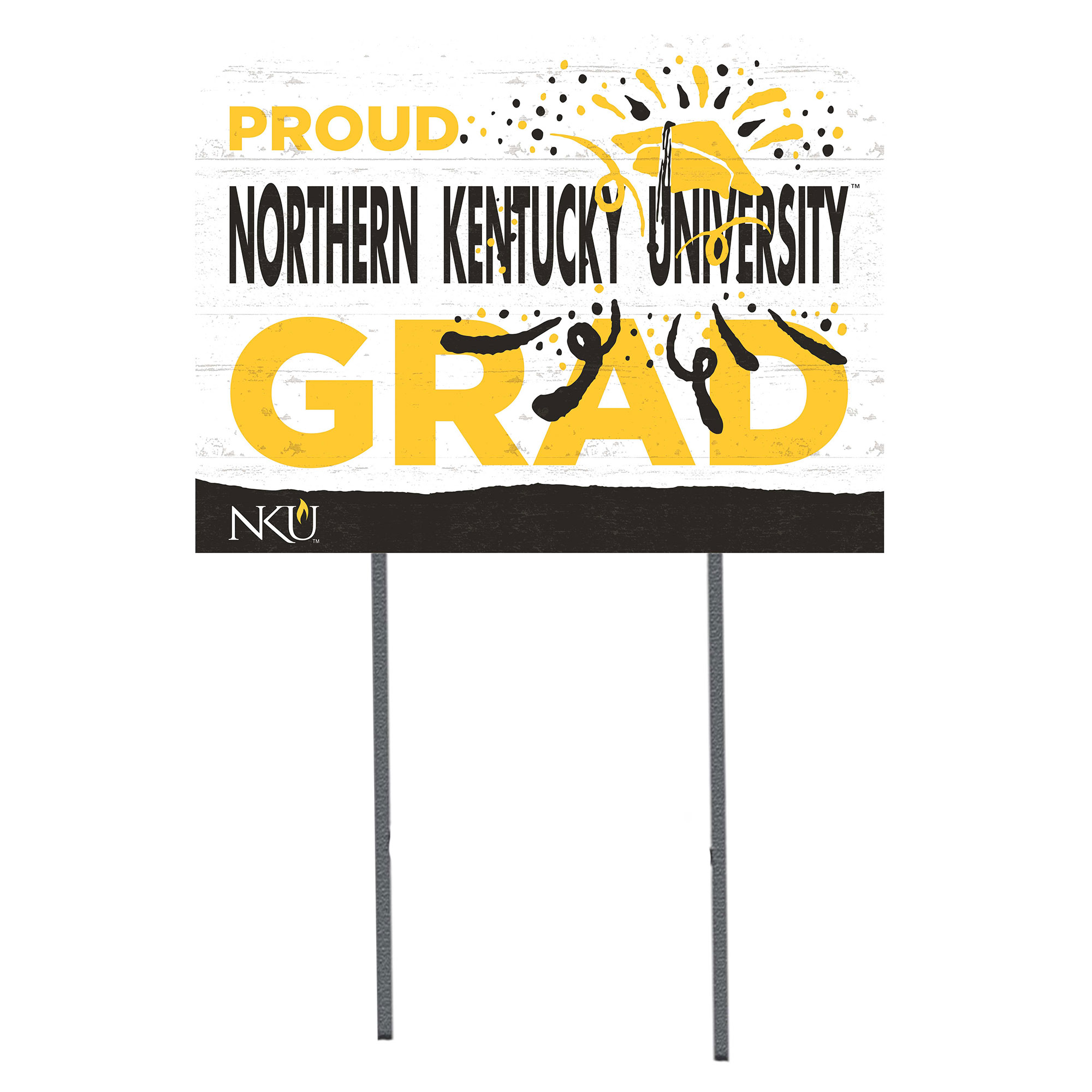 Northern Kentucky University Norse 18" x 24" Proud Graduate Yard Sign