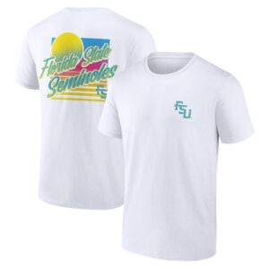 Men's  White Florida State Seminoles High Hurdles T-Shirt