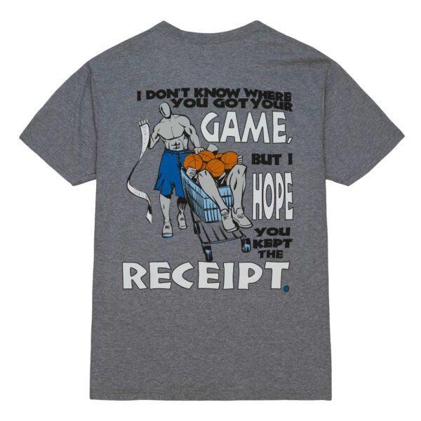 Men's Mitchell & Ness  Heather Charcoal And 1 Game Hope T-Shirt - Image 9