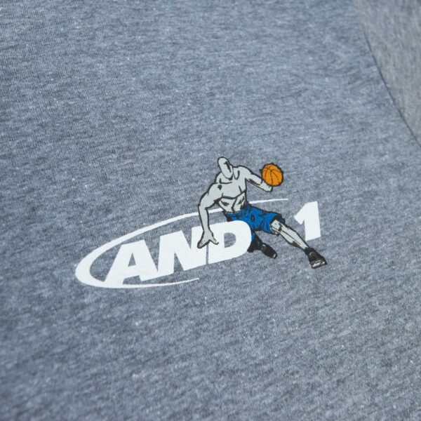 Men's Mitchell & Ness  Heather Charcoal And 1 Game Hope T-Shirt - Image 10