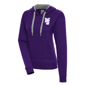 Women's Antigua  Purple Winston-Salem Dash Victory Pullover Hoodie