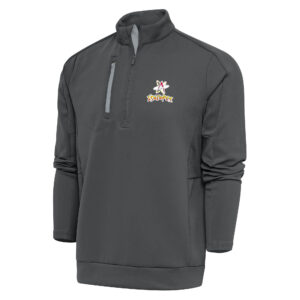 Men's Antigua  Pewter Albuquerque Isotopes Generation Quarter-Zip Pullover Top