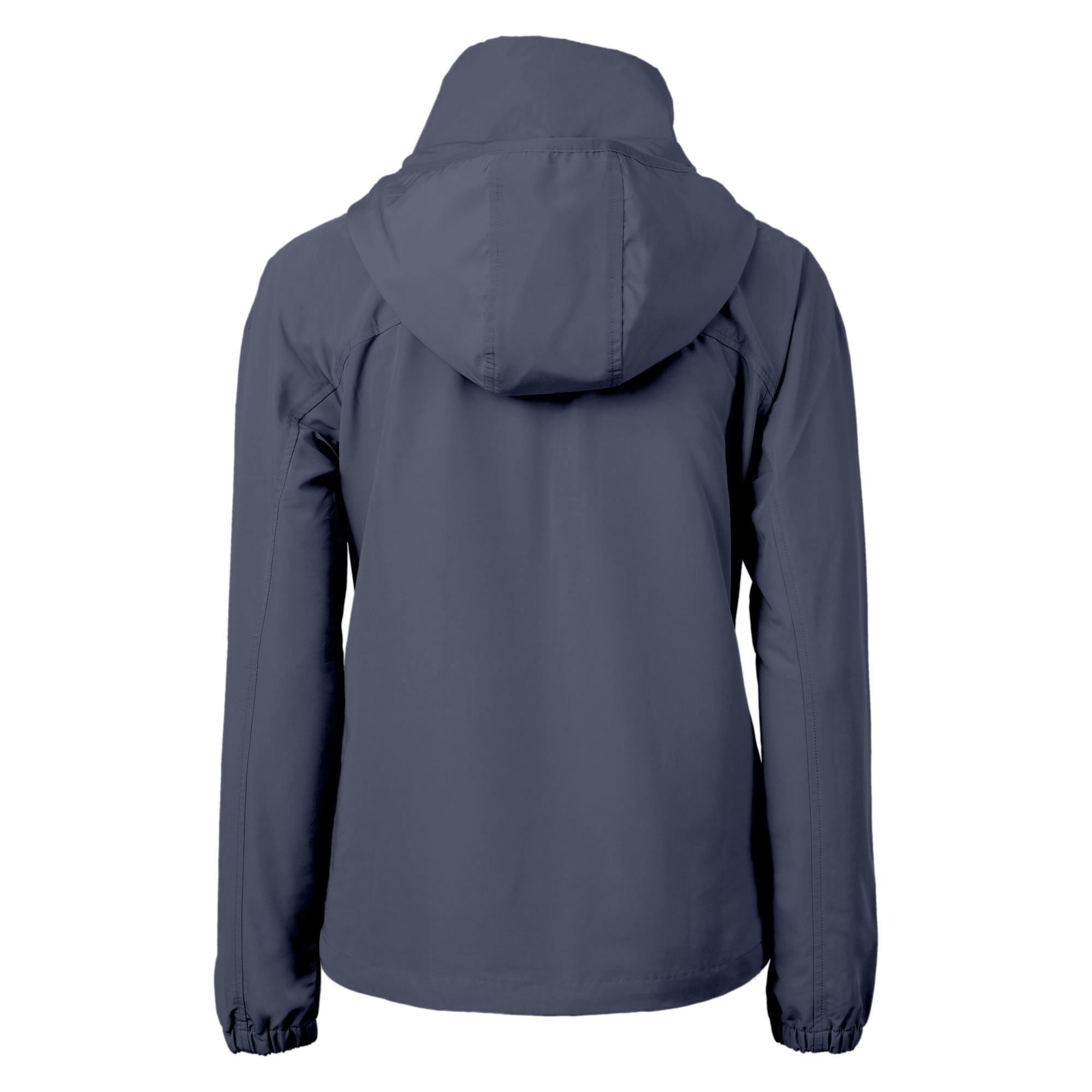 Women's Cutter & Buck Navy Michigan Wolverines Charter Eco Recycled Full-Zip Jacket - Image 4