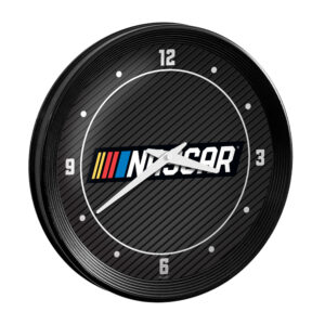 NASCAR 15" Ribbed Frame Wall Clock