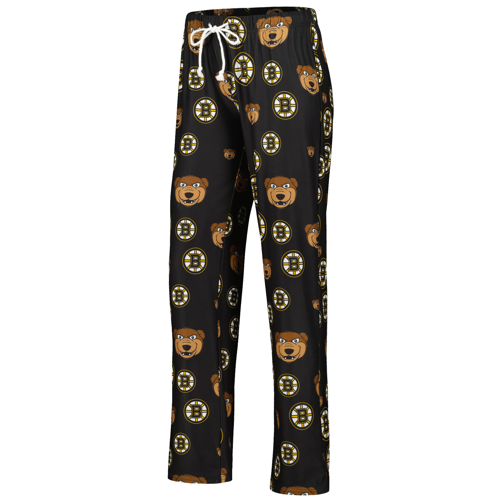 Women's Concepts Sport Black Boston Bruins Gauge Allover Print Knit Sleep Pants - Image 6