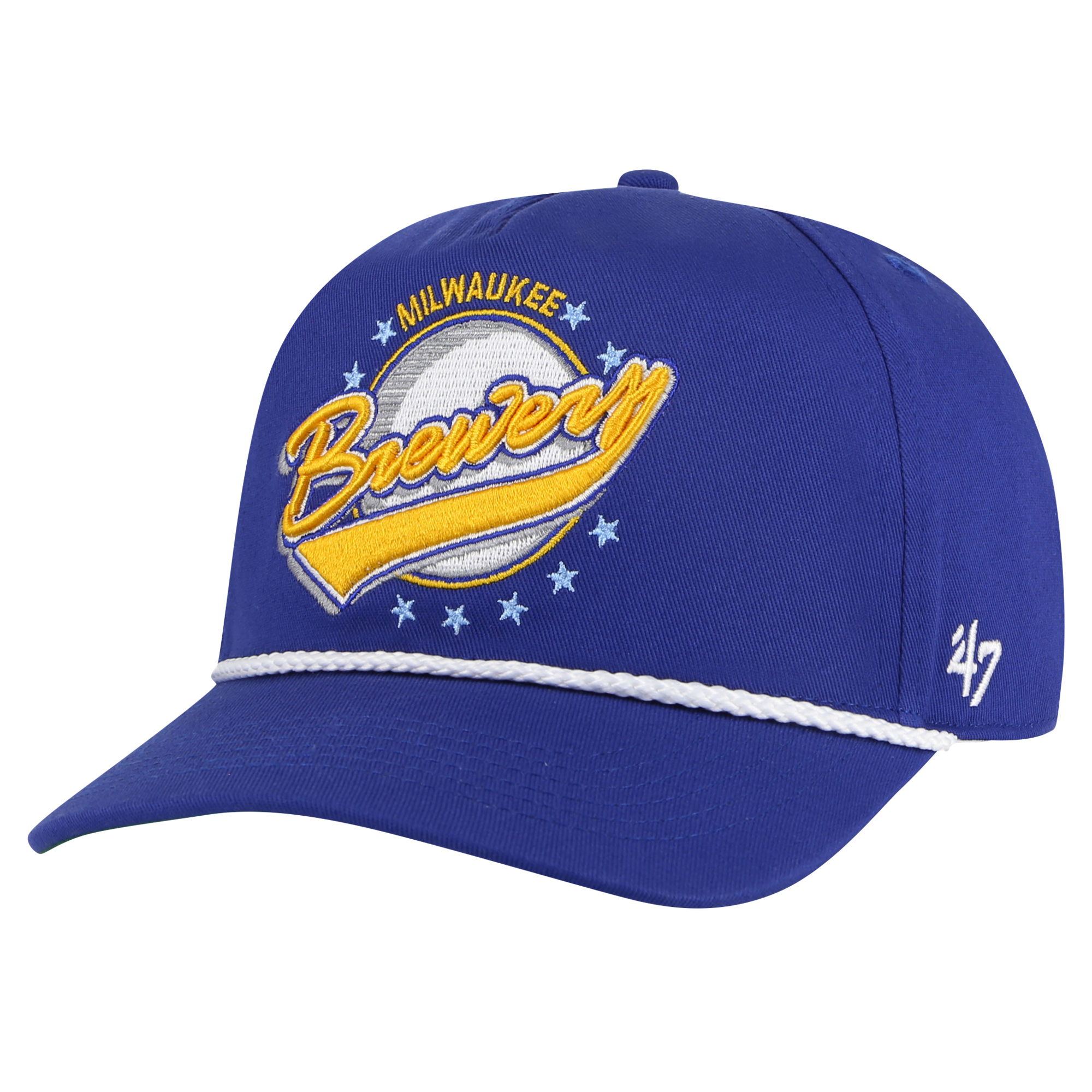 Men's '47 Royal Milwaukee Brewers Wax Pack Collection Premier Hitch Adjustable Hat - Image 5