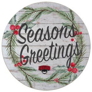 Western Oregon Wolves 20'' x 20'' Season's Greetings Circle