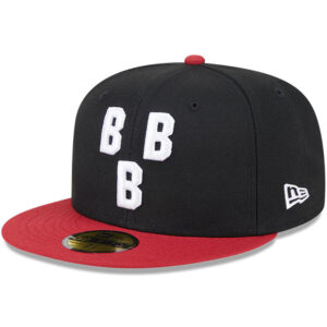 Men's New Era Black Birmingham Barons 2024 Rickwood Classic 59FIFTY Fitted Hat