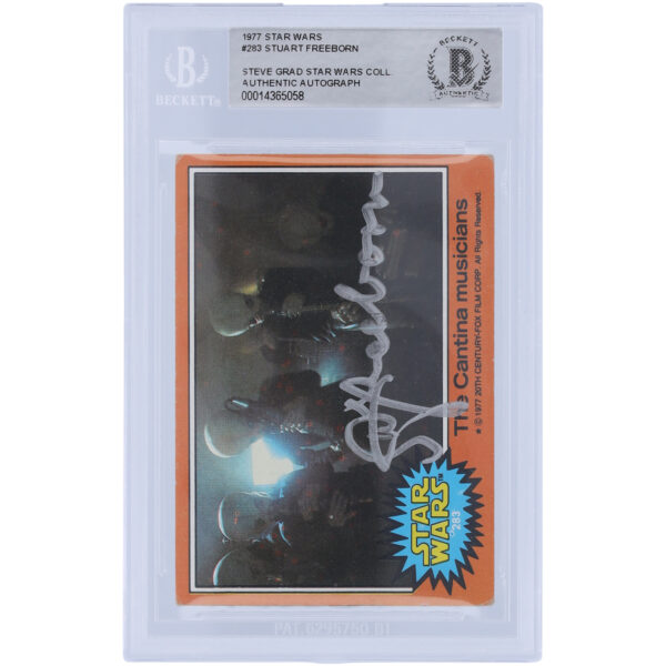 Stuart Freeborn Autographed 1977 Topps Star Wars #283 BAS Authenticated Card - Image 5