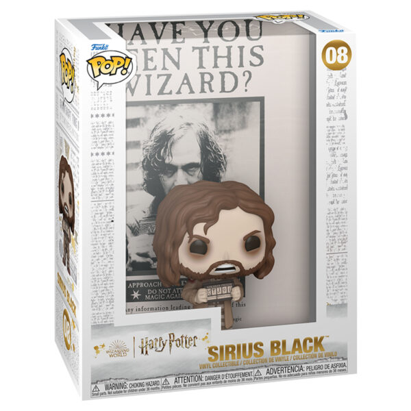 Wizarding World Harry Potter Cover Art Sirius Black #08 Funko Pop! Cover Art Vinyl Figure - Image 4