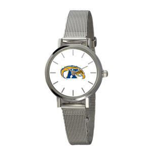 Women's  Silver Kent State Golden Flashes Plexus Stainless Steel Watch