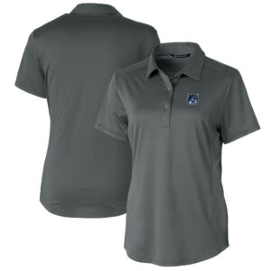 Women's Cutter & Buck  Gray New Hampshire Wildcats  DryTec Prospect Textured Stretch Polo